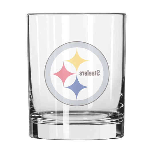 Pittsburgh Steelers 14oz Swagger Rocks Glass - Logo Brands - Flyclothing LLC