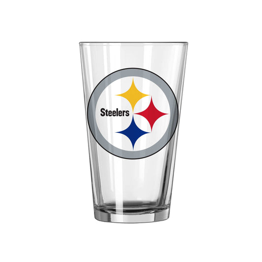 Pittsburgh Steelers 16oz Swagger Pint Glass - Logo Brands - Flyclothing LLC