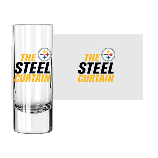 Pittsburgh Steelers 2.5oz Slogan Shooter Glass - Logo Brands - Flyclothing LLC