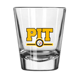 Pittsburgh Steelers 2oz Letterman Shot Glass - Logo Brands - Flyclothing LLC