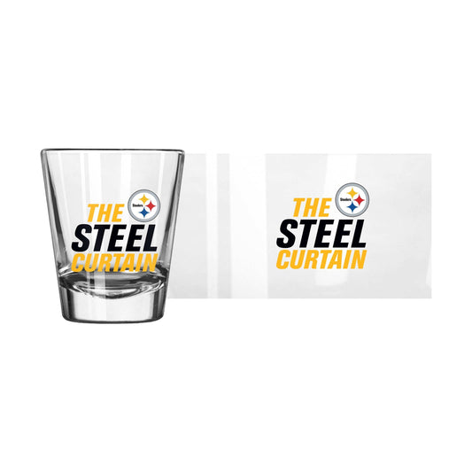 Pittsburgh Steelers 2oz Slogan Shot Glass - Logo Brands - Flyclothing LLC