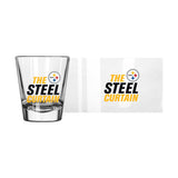 Pittsburgh Steelers 2oz Slogan Shot Glass - Logo Brands - Flyclothing LLC