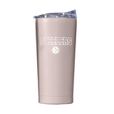 Pittsburgh Steelers 20oz Stencil Powder Coat Tumbler - Logo Brands - Flyclothing LLC