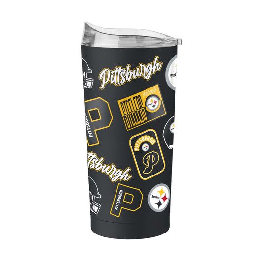 Pittsburgh Steelers 20oz Dreamweave Powder Coat Tumbler - Logo Brands - Flyclothing LLC