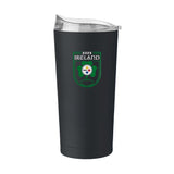 Pittsburgh Steelers 20oz Ireland 2025 Powder Coat Tumbler - Logo Brands - Flyclothing LLC