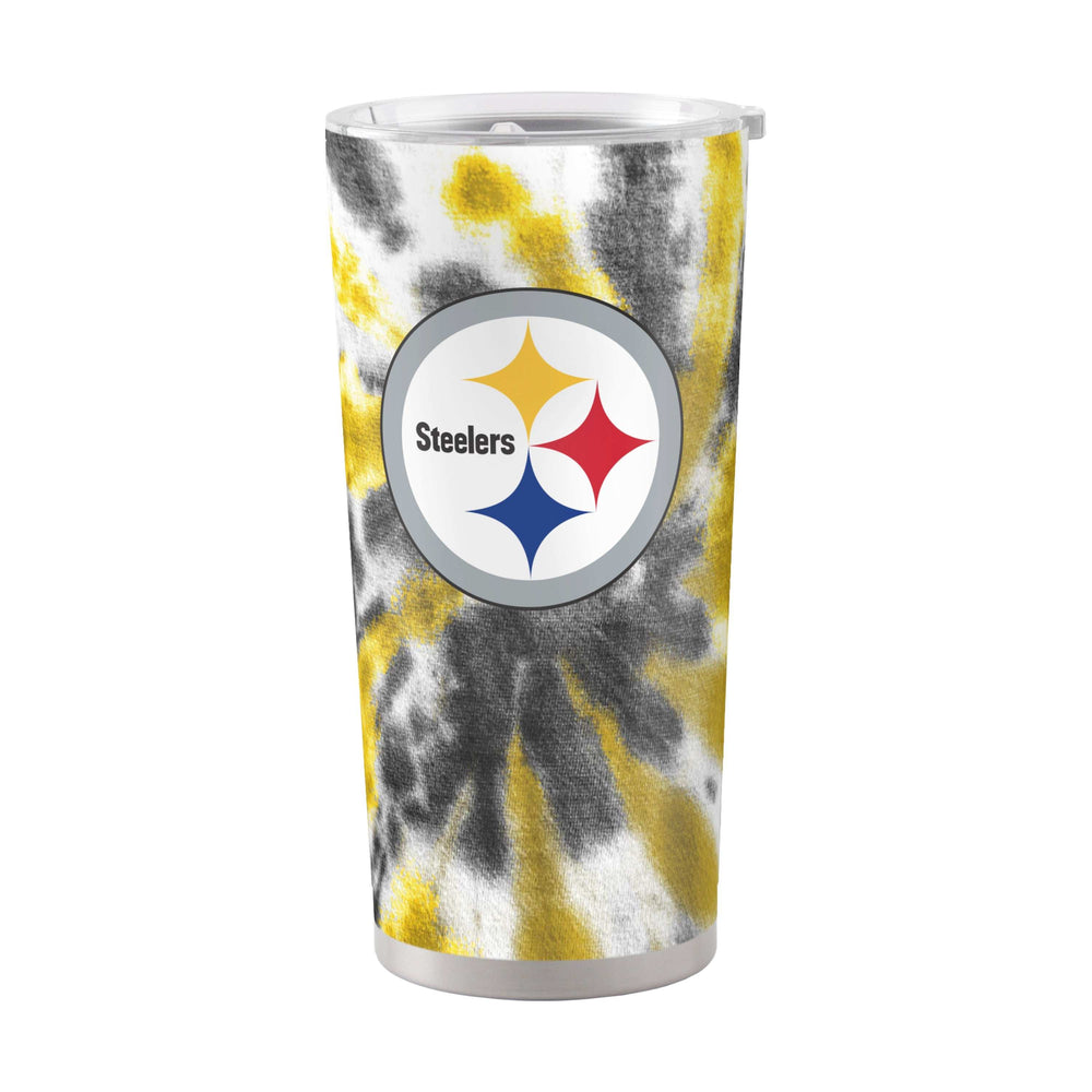 Pittsburgh Steelers 20oz Tie Dye Stainless Tumbler - Logo Brands - Flyclothing LLC