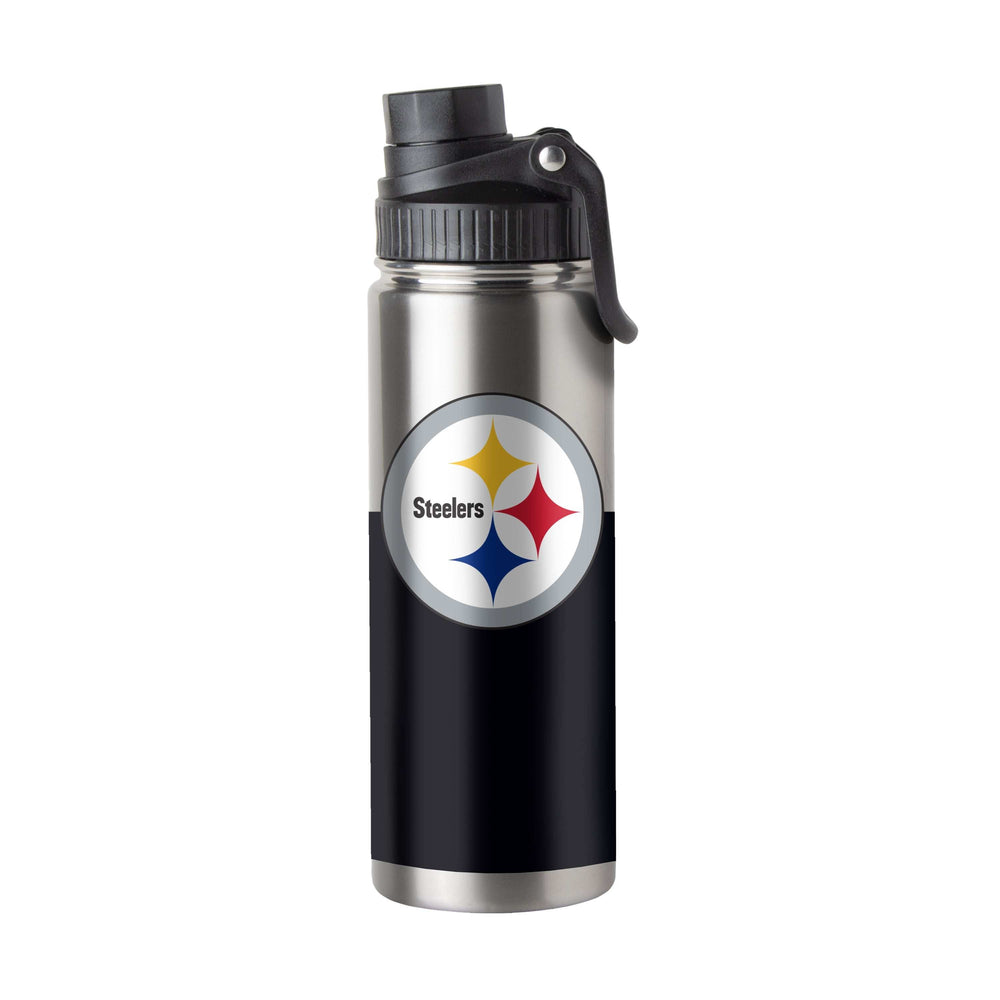 Pittsburgh Steelers Colorblock 21oz Twist Top Bottle - Logo Brands - Flyclothing LLC