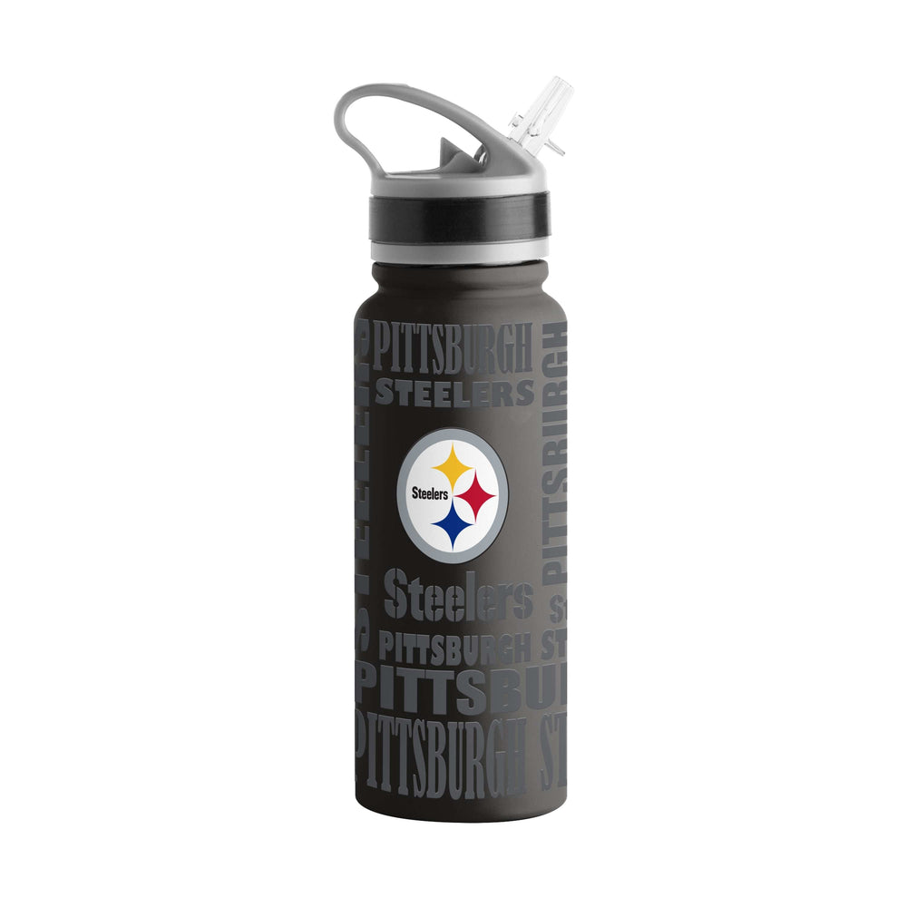 Pittsburgh Steelers 25oz Replay SingleWall FlipTop Bottle - Logo Brands - Flyclothing LLC
