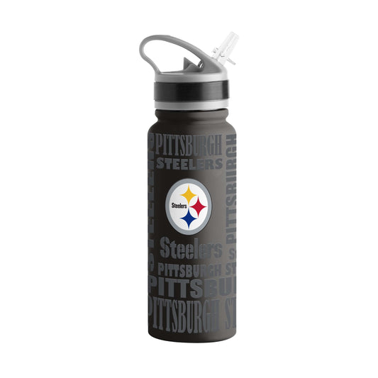 Pittsburgh Steelers 25oz Replay SingleWall FlipTop Bottle - Logo Brands - Flyclothing LLC