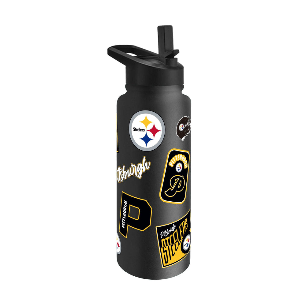 Pittsburgh Steelers 34oz Dreamweave Quencher Bottle - Logo Brands - Flyclothing LLC