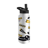 Pittsburgh Steelers 34oz TJX Native Quencher Bottle - Logo Brands - Flyclothing LLC