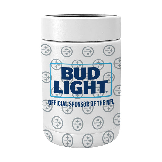 Pittsburgh Steelers Budlight Powder Coat Coolie - Logo Brands - Flyclothing LLC