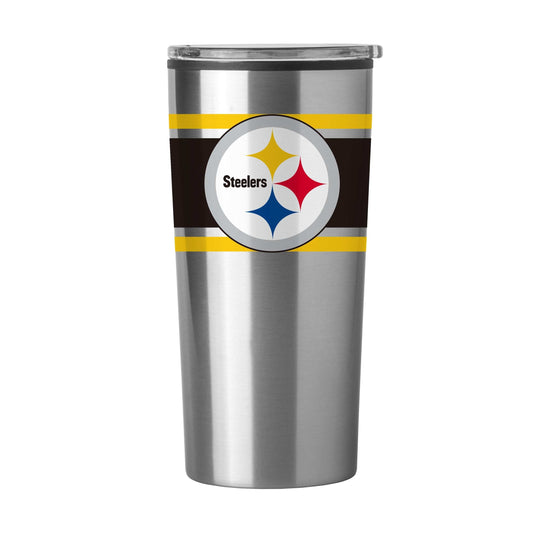 Pittsburgh Steelers Stripe 20 oz Fusion Tumbler - Logo Brands - Flyclothing LLC