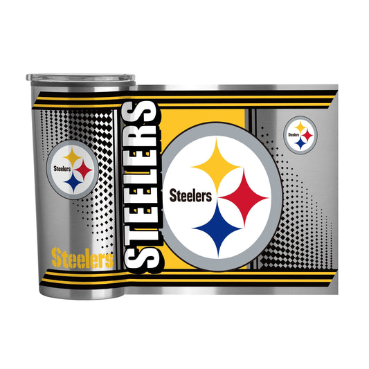 Pittsburgh Steelers 20oz Hero Fusion Tumbler - Logo Brands - Flyclothing LLC