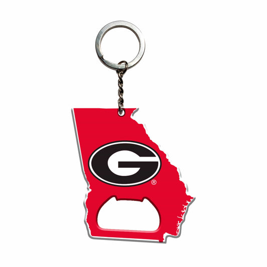 Georgia Bulldogs Keychain Bottle Opener - Georgia