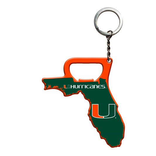 Miami Hurricanes Keychain Bottle Opener - Miami