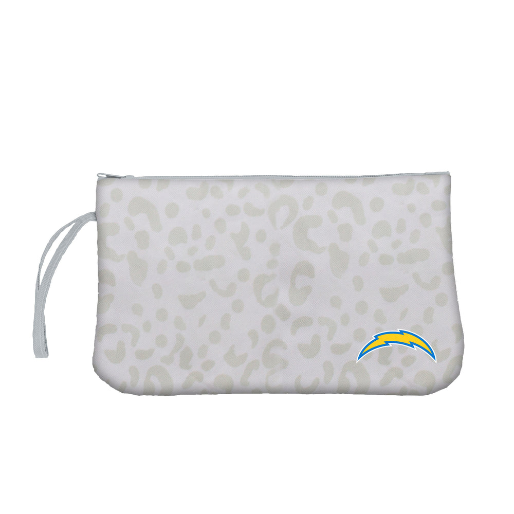 LA Chargers Leopard Print Wristlet