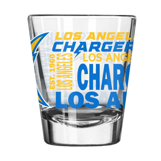 Los Angeles Chargers 2oz Spirit Shot Glass - Logo Brands - Flyclothing LLC