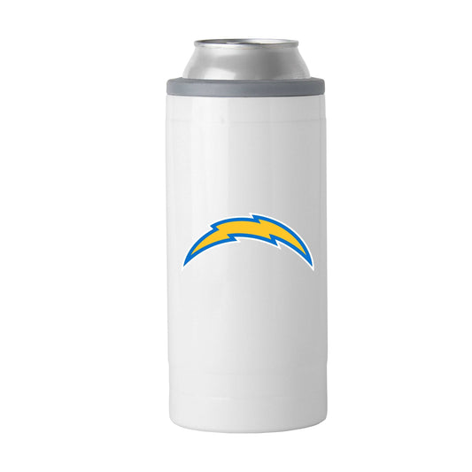 LA Chargers Letterman 12 oz Slim Can Coolie - Logo Brands - Flyclothing LLC