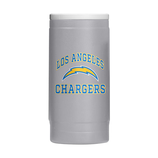 LA Chargers 12oz Athletic Powdercoat SlimCan Coolie - Logo Brands - Flyclothing LLC