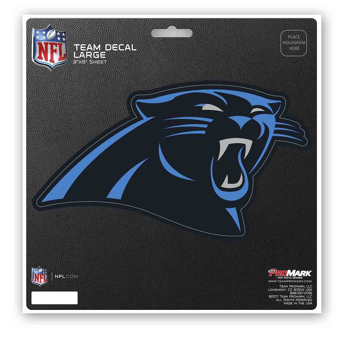 Carolina Panthers Large Decal Sticker - Carolina Panthers