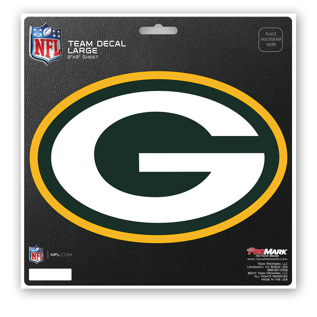 Green Bay Packers Large Decal Sticker - Green Bay Packers