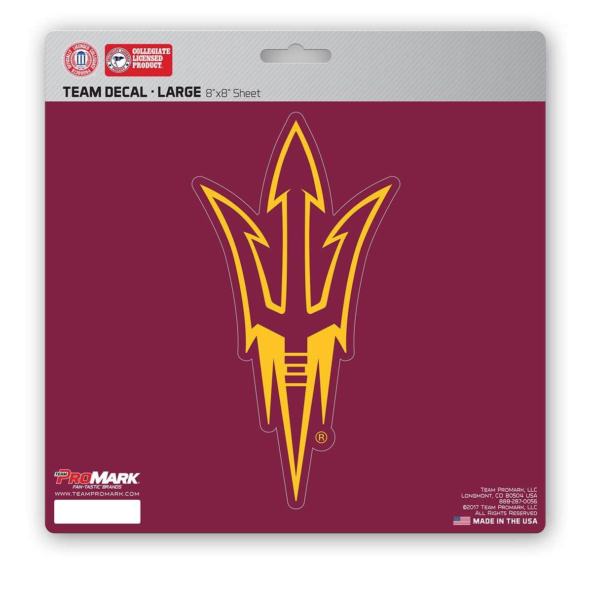 Arizona State Sun Devils Large Decal Sticker - Arizona State