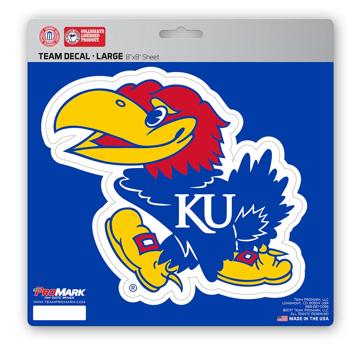 Kansas Jayhawks Large Decal Sticker - Kansas
