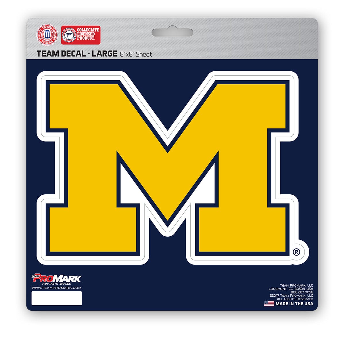 Michigan Wolverines Large Decal Sticker - Michigan