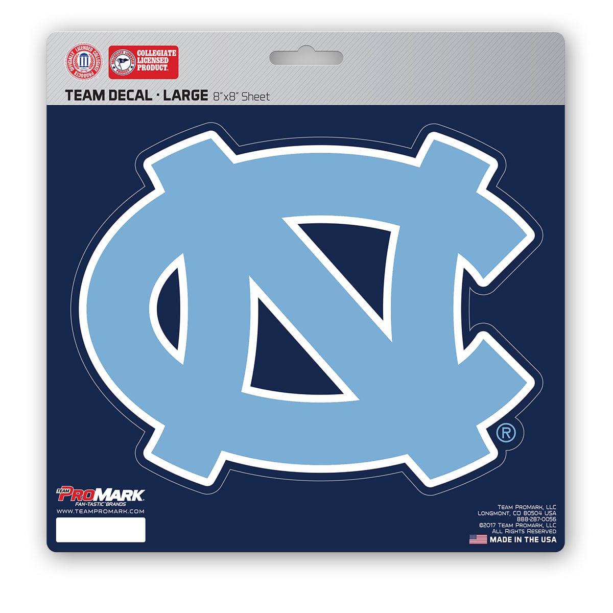 North Carolina Tar Heels Large Decal Sticker - North Carolina