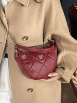 Quilted Chain Crossbody Bag - Trendsi - Flyclothing LLC