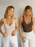2 Piece Ribbed Wide Strap Tank - Trendsi