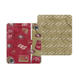 San Francisco 49ers Dream Weave Throw 50x60 - Logo Brands - Flyclothing LLC
