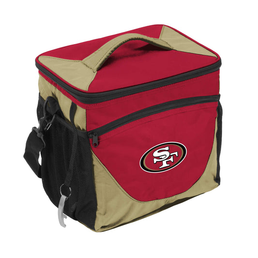 San Francisco 49ers 24 Can Cooler - Logo Brands - Flyclothing LLC