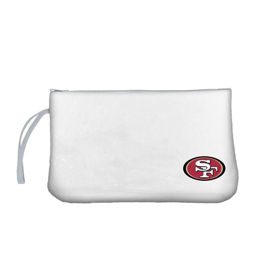 San Francisco 49ers Clear Wristlet - Logo Brands - Flyclothing LLC
