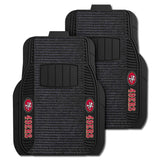 NFL - San Francisco 49ers 2-pc Deluxe Car Mat Set - Logo Brands - Flyclothing LLC