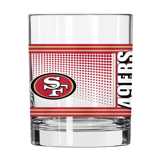 San Francisco 49ers 14oz Hero Rocks Glass - Logo Brands - Flyclothing LLC