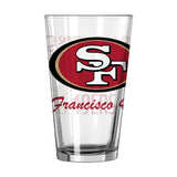 San Francisco 49ers 16oz Spirit Pint Glass