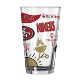 San Francisco 49ers 16oz Native Pint Glass