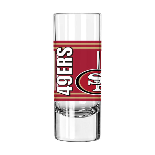 San Francisco 49ers 2.5oz Hero Shooter Glass - Logo Brands - Flyclothing LLC