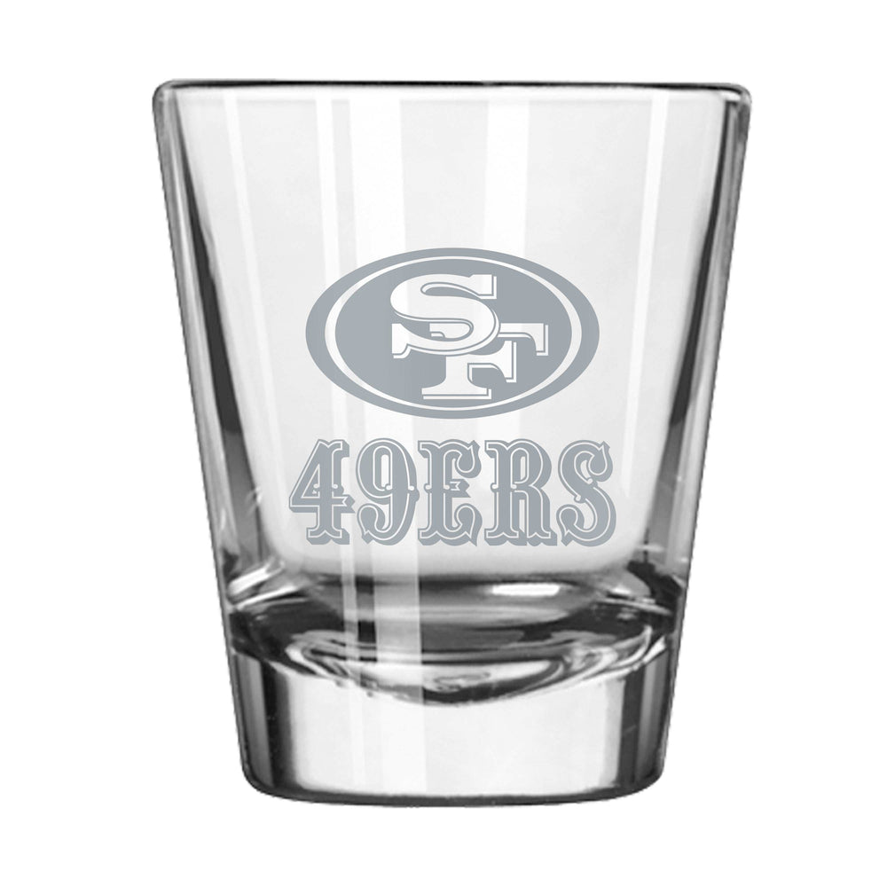 San Francisco 49ers 2oz Frost Shot Glass - Logo Brands - Flyclothing LLC