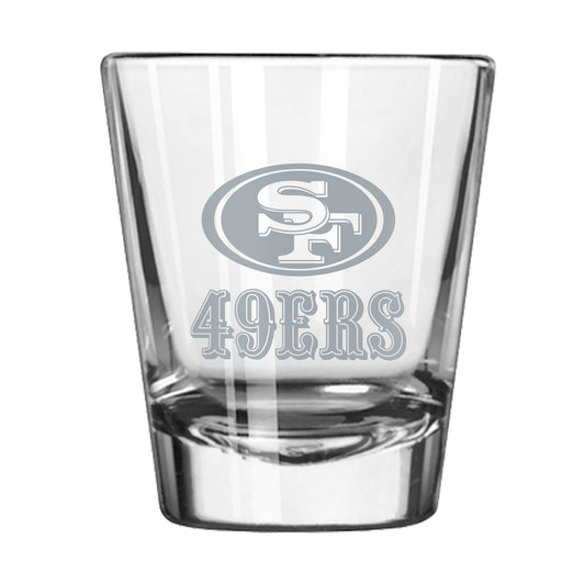 San Francisco 49ers 2oz Frost Shot Glass - Logo Brands - Flyclothing LLC