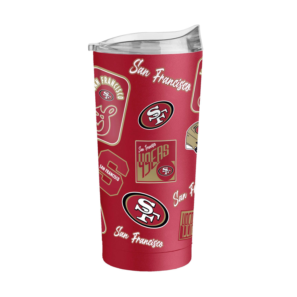 San Francisco 49ers 20oz Dreamweave Powder Coat Tumbler - Logo Brands - Flyclothing LLC
