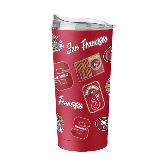San Francisco 49ers 20oz Dreamweave Powder Coat Tumbler - Logo Brands - Flyclothing LLC