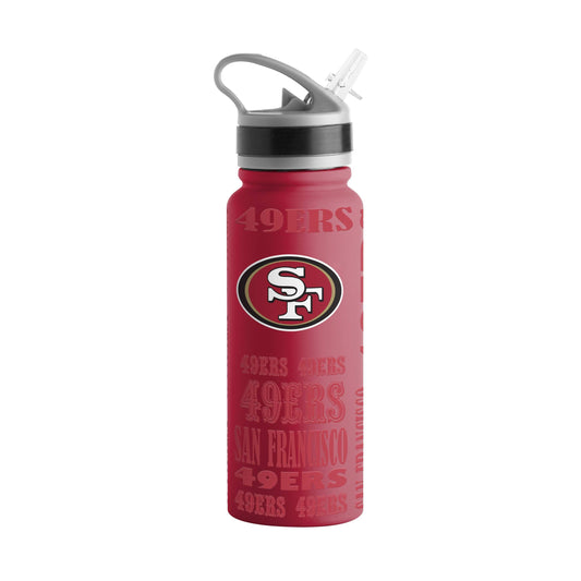 San Francisco 49ers 25oz Replay SingleWall FlipTop Bottle - Logo Brands - Flyclothing LLC