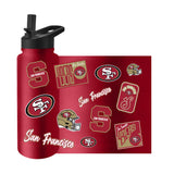 San Francisco 49ers 34oz Dreamweave Quencher Bottle