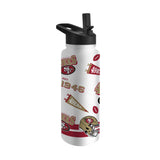 San Francisco 49ers 34oz TJX Native Quencher Bottle - Logo Brands - Flyclothing LLC