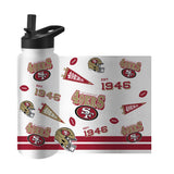 San Francisco 49ers 34oz TJX Native Quencher Bottle - Logo Brands - Flyclothing LLC