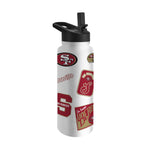 San Francisco 49ers Dreamweave 34oz Quencher Bottle