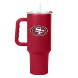 San Francisco 49ers 40oz Flipside Powder Coat Tumbler - Logo Brands - Flyclothing LLC